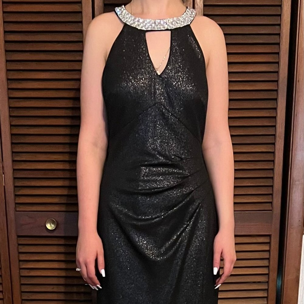 Black sparkly dress size 8